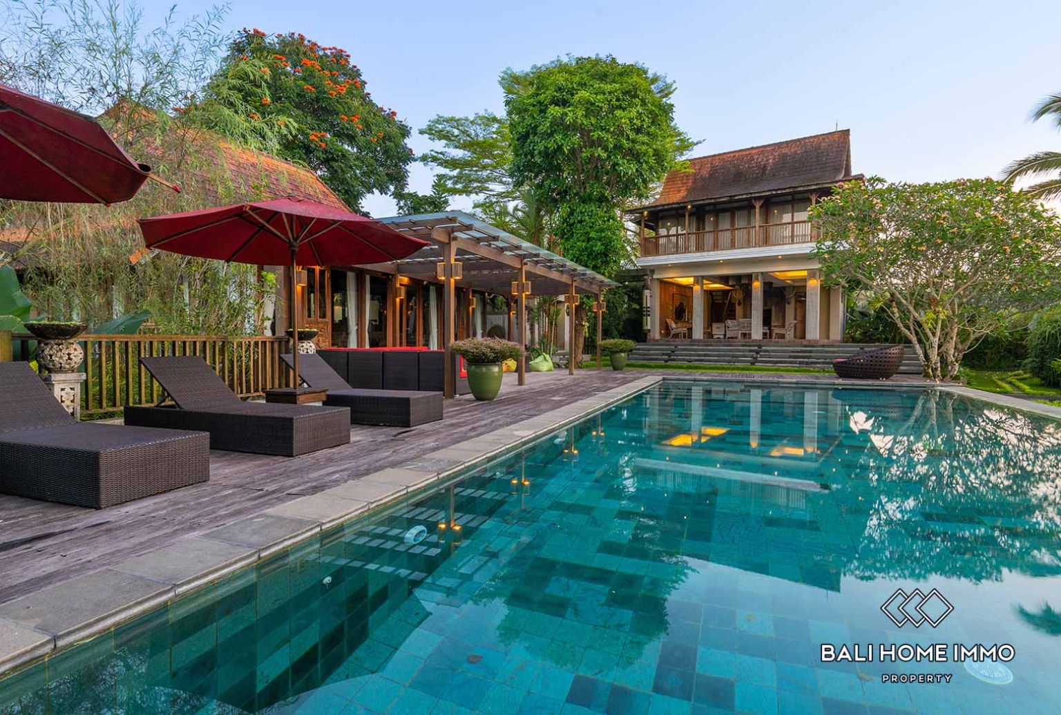 3 Bedroom Ricefield View Villa for Rent in Ubud