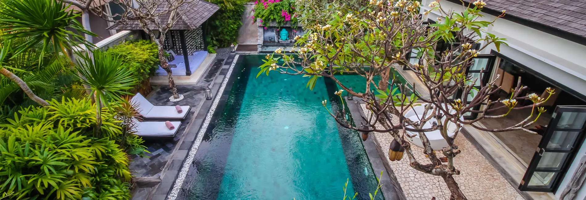 4 BR Tropical Garden Pool Villa Seminyak — 4BR Villa Rental in Seminyak — image 2