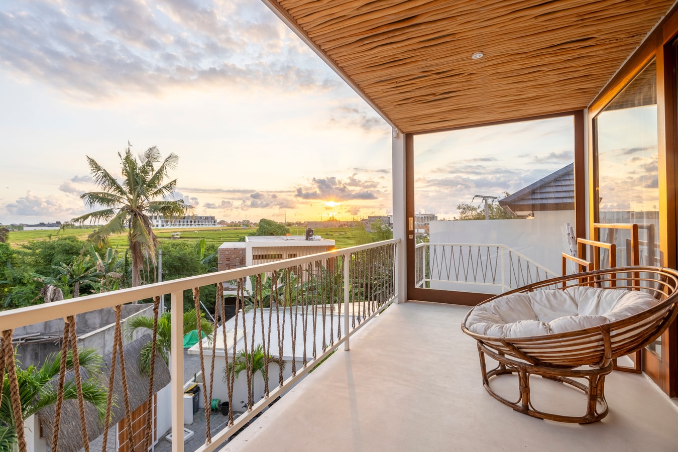 Refined 1BR Canggu | Balkon Sunset Estetik - Canggu, Bali
