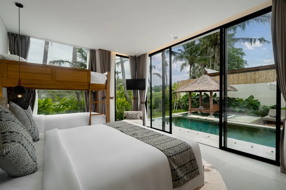 3 BR Rice-Field Pavilion Villa Ubud — 3BR Villa Rental in Ubud — image 5