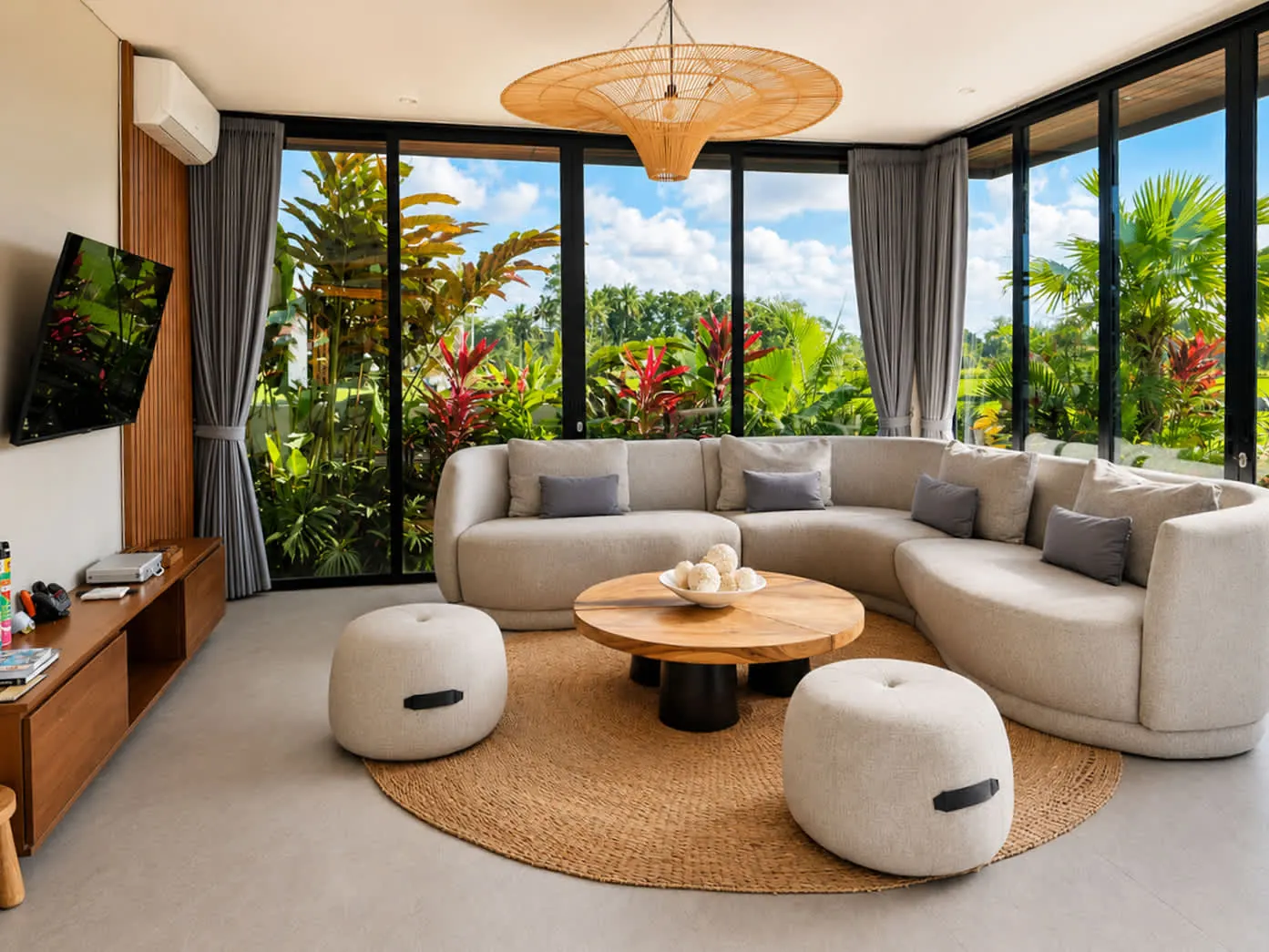 4 BR Tropical-Modern Rice-Field Retreat Ubud — 4BR Villa Rental in Ubud — image 2