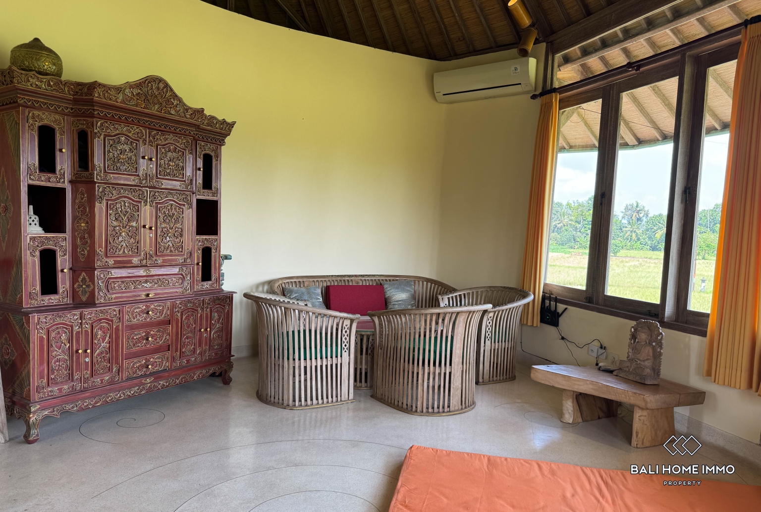 4 bedroom family villa with ricefield view for rent in Ubud — image 9