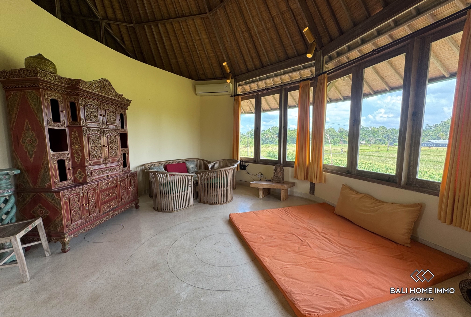 4 bedroom family villa with ricefield view for rent in Ubud — image 8