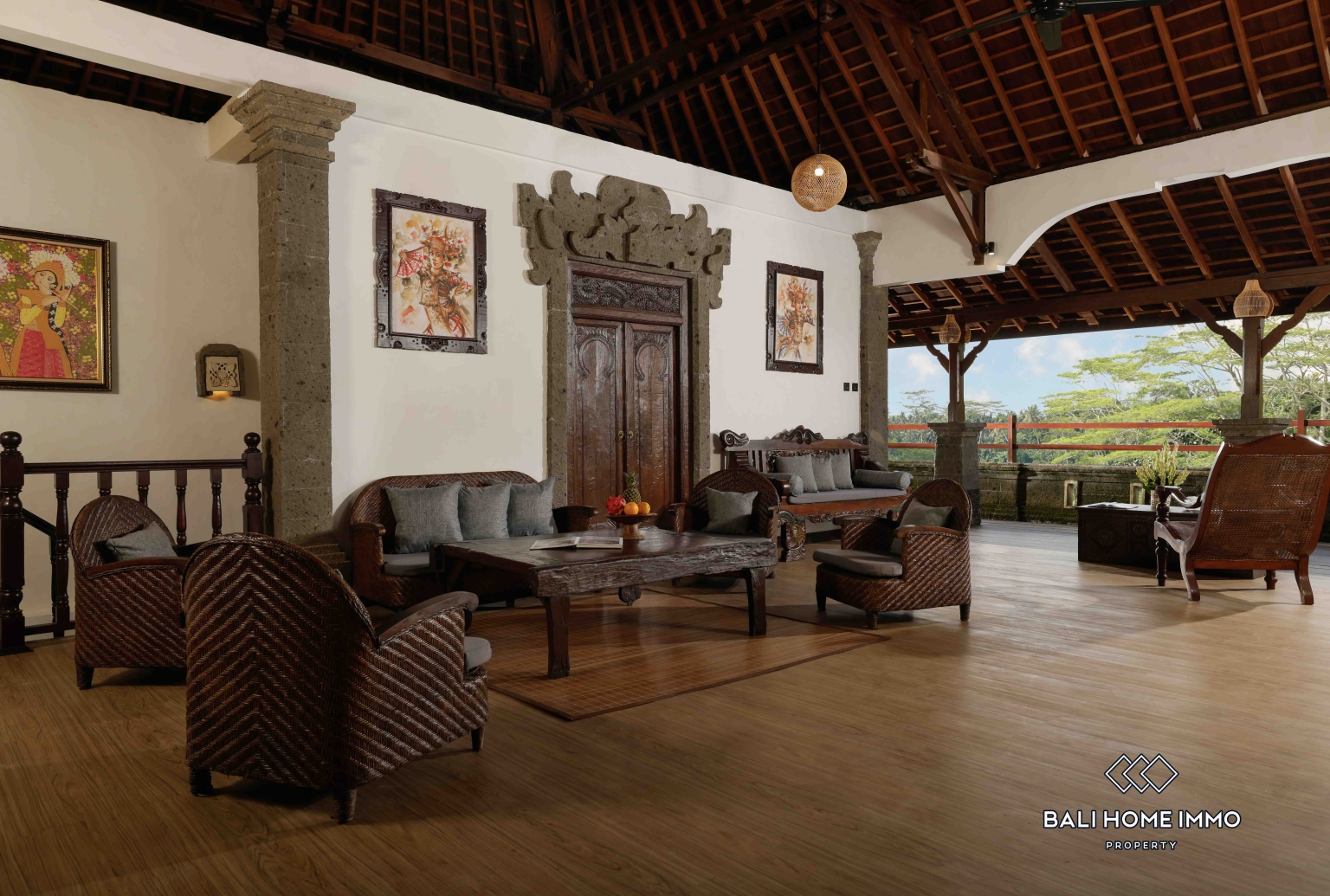 5 bedroom Jungle View Villa For Rent in Ubud — image 2