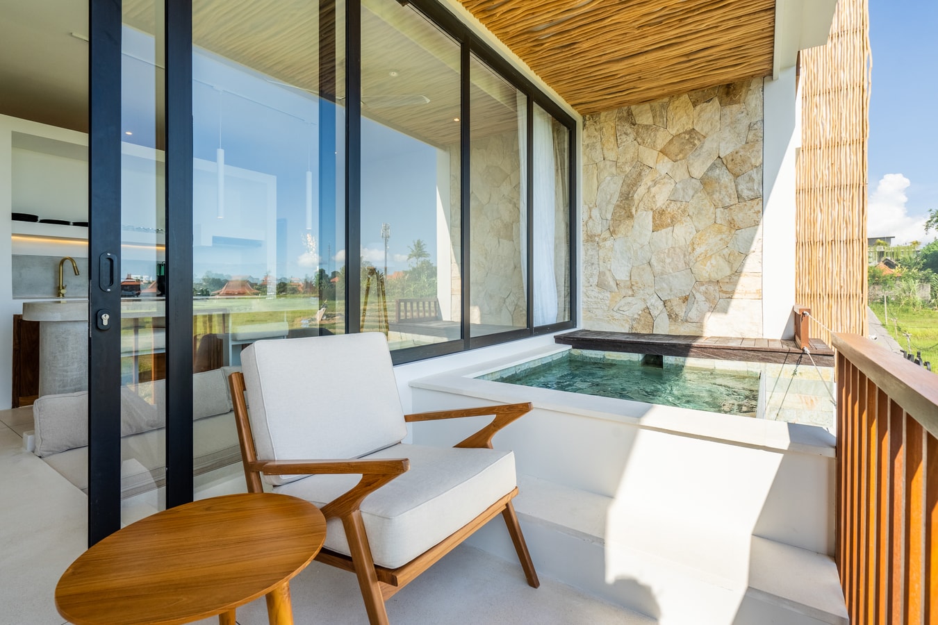 Chic 1BR Apartment near Pererenan Beach - Pool Balcony - Canggu, Bali