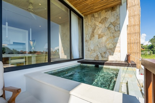 Chic 1BR Apartment near Pererenan Beach - Pool Balcony - Canggu, Bali — image 18