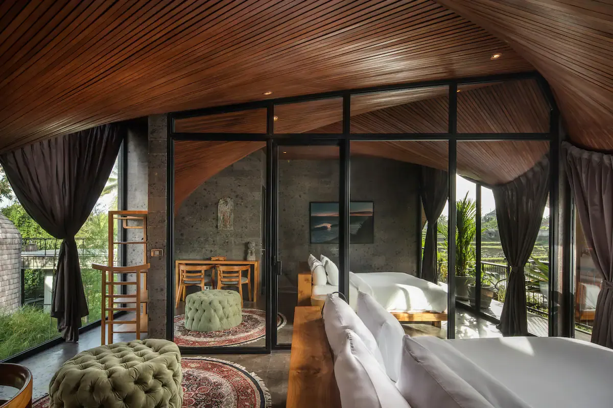 4 BR Stone Infinity-Pool Villa Ubud — 4BR Villa Rental in Ubud — image 3