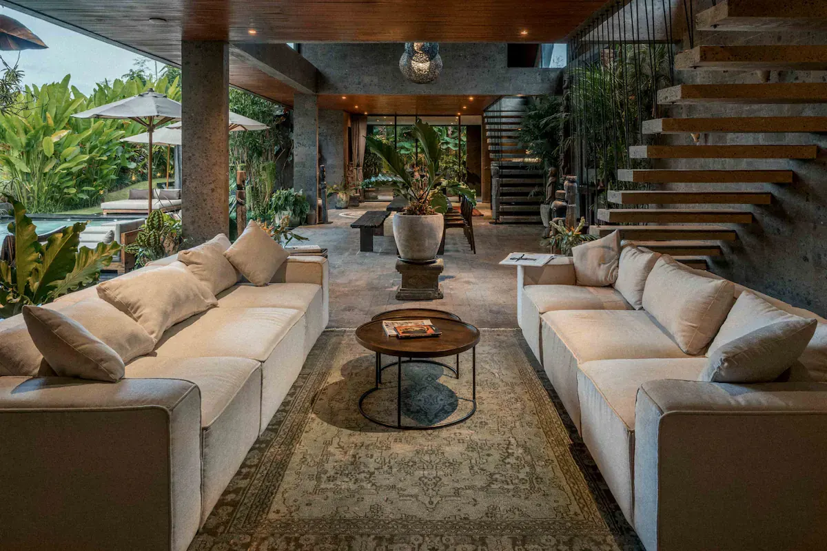 4 BR Stone Infinity-Pool Villa Ubud — 4BR Villa Rental in Ubud — image 1