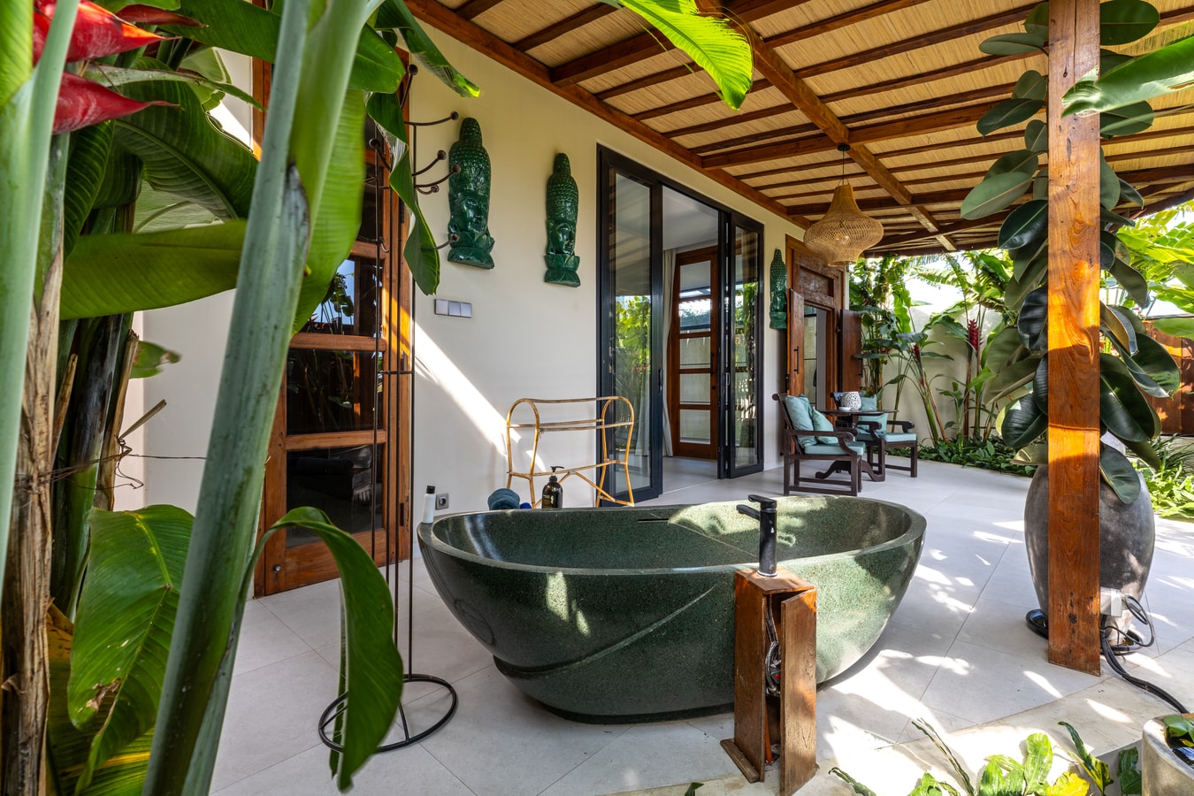 3BR Canggu Villa | Canopy Beds, Paddy Views, Pool in Pererenan, Bali — image 15
