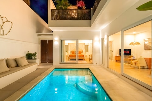 Canggu 1-Bedroom Roof Villa | Swimming Pool, Near Berawa Beach - Canggu, Bali — image 1