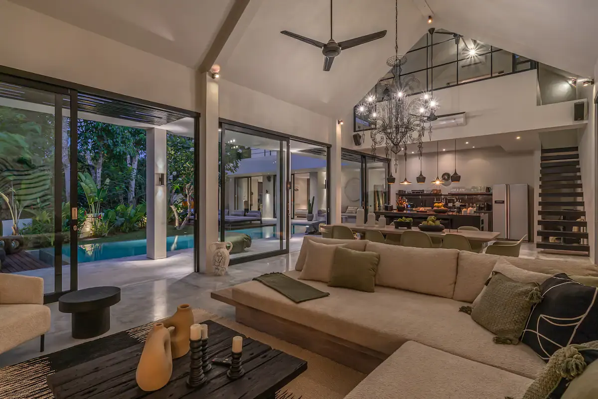 5 BR Rice-Field Pool Villa Canggu — 5BR Villa Rental in Canggu — image 1