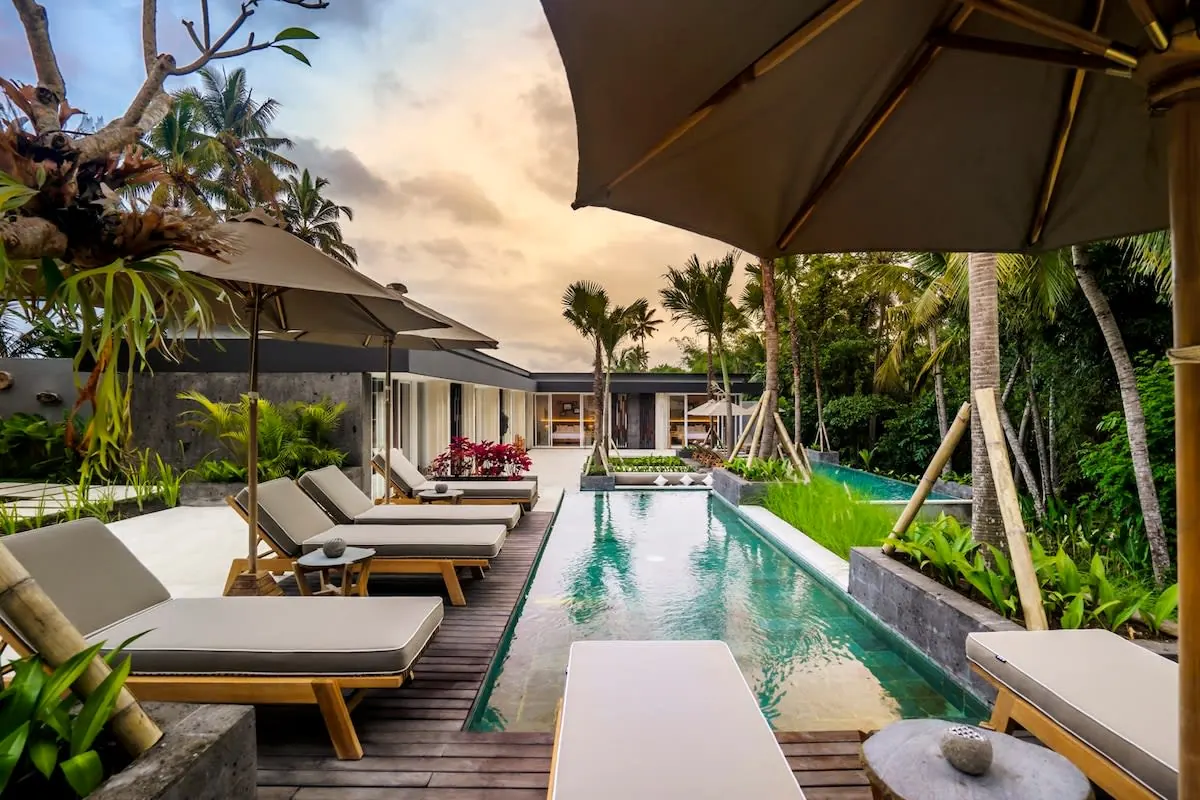 6 BR Rice-Field Jungle Villa Ubud — 6BR Villa Rental in Ubud