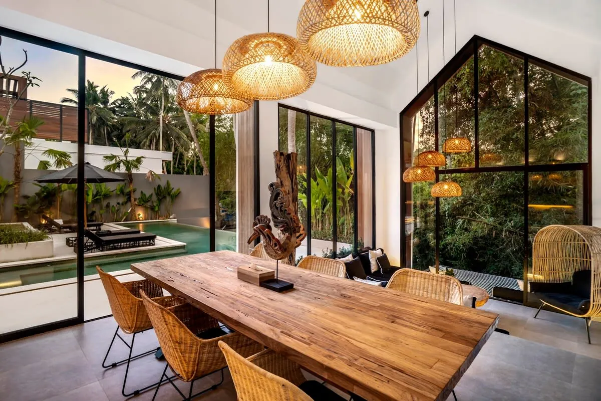 3 BR Tropical Garden Courtyard House Ubud — 3BR House Rental in Ubud — image 2