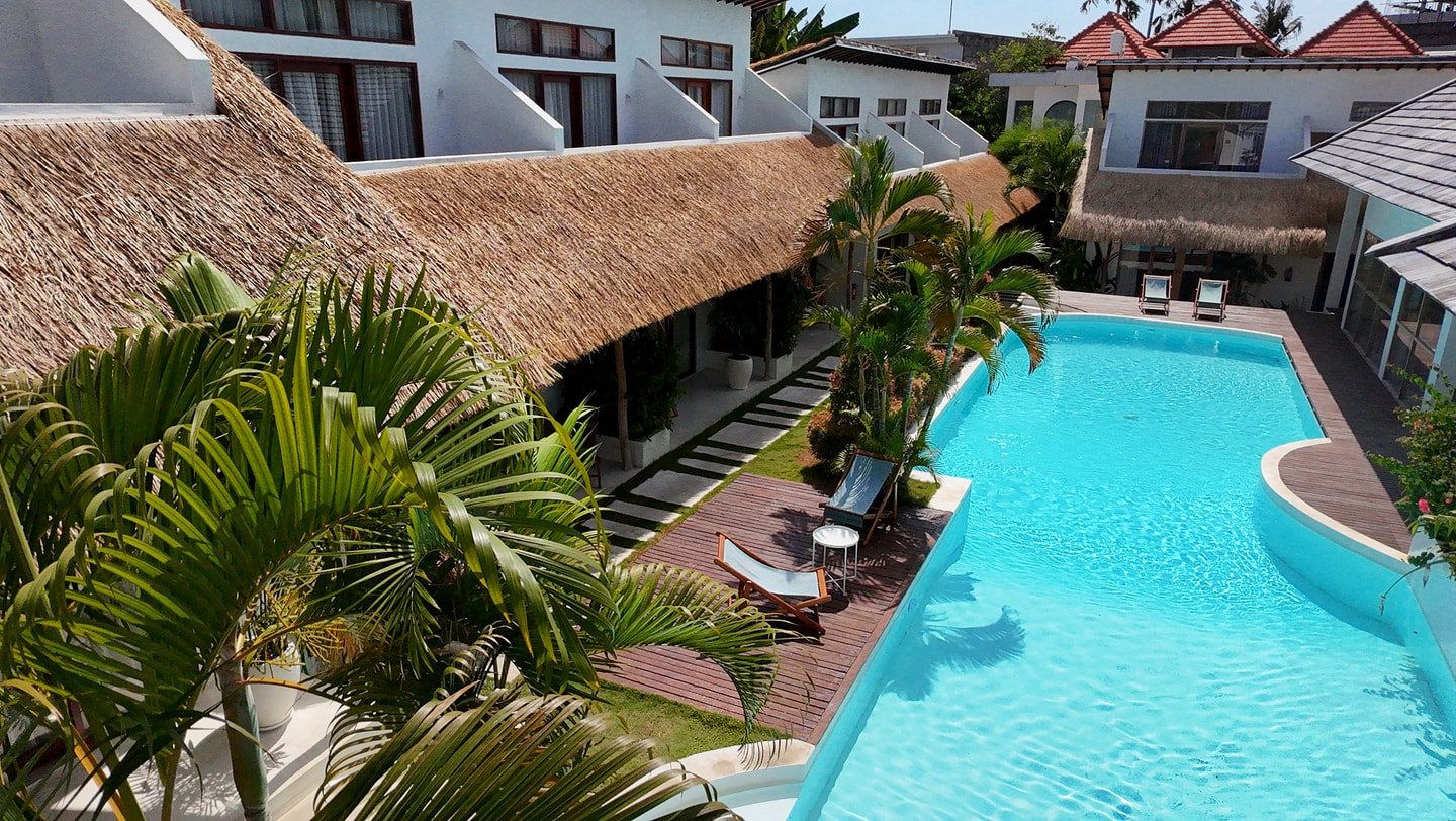 Stylish 1BR Apartment in Canggu | Balcony & Pool Access - Canggu, Bali