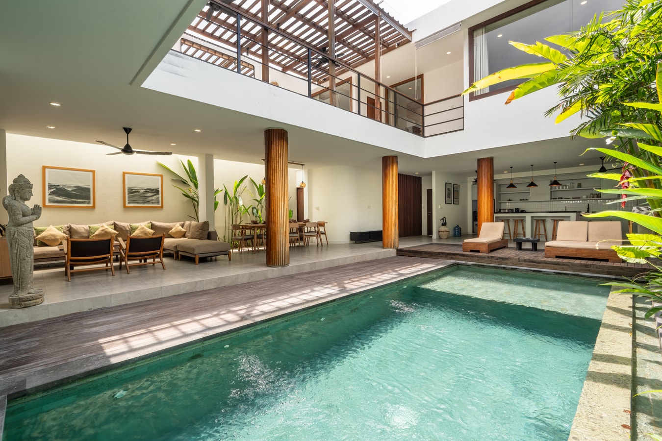 Elegant 4BR Berawa Villa | Pool, Near Beaches in Canggu, Bali