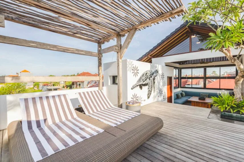 Stylish 3-Bedroom Townhouse Villa with Rooftop Pool & Rice Field Views — image 12