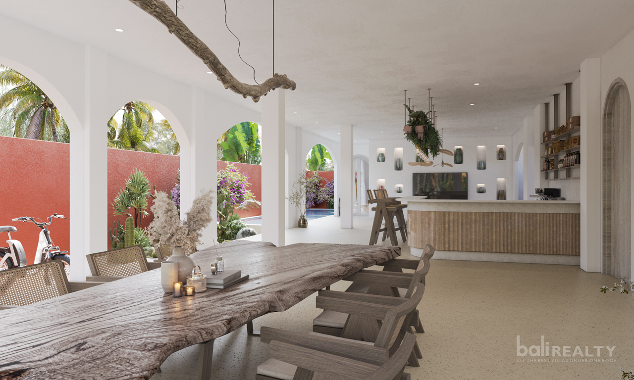 Unique Four-Bedroom Leasehold Villa with Mediterranean Touch Near Beaches in Cemagi — image 1