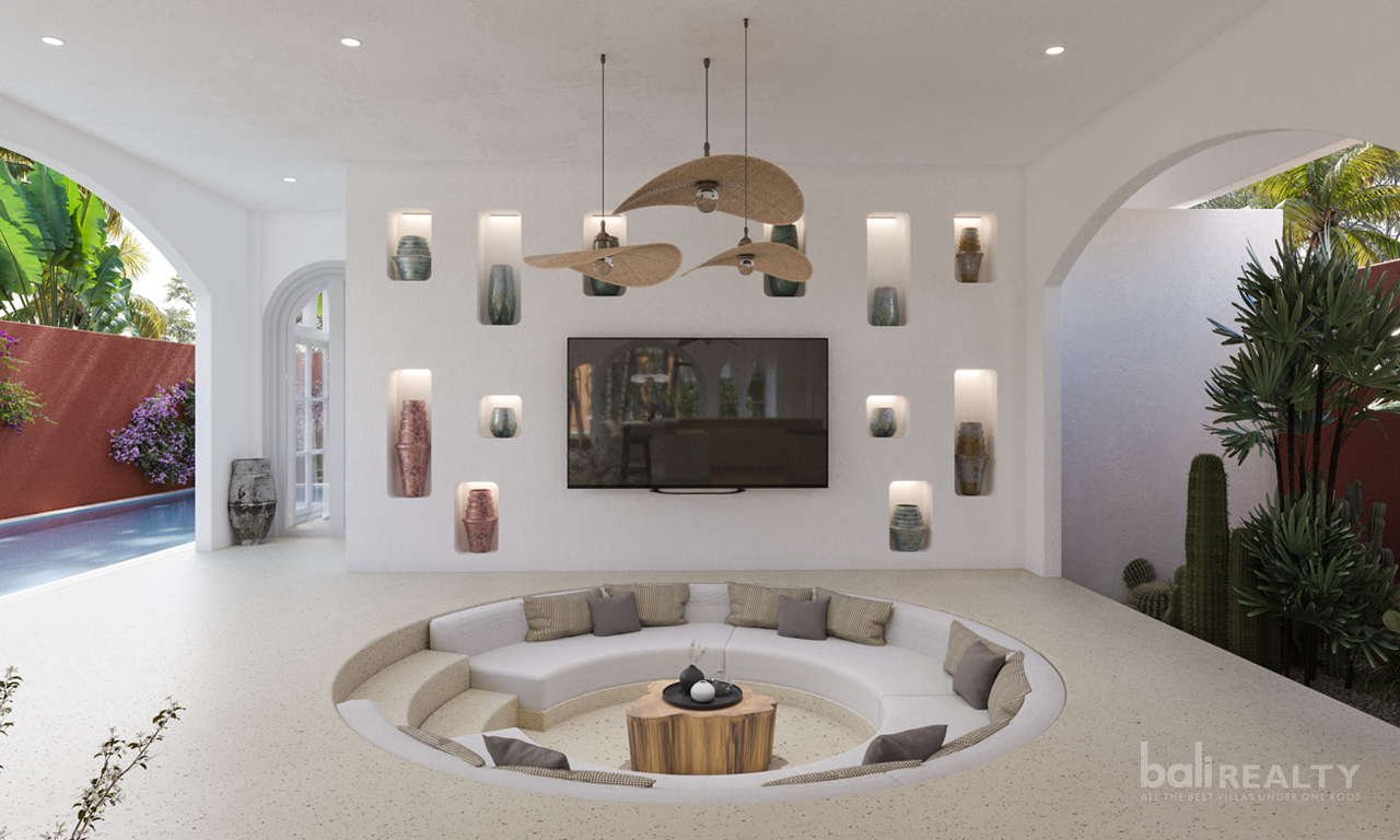 Unique Four-Bedroom Leasehold Villa with Mediterranean Touch Near Beaches in Cemagi — image 2