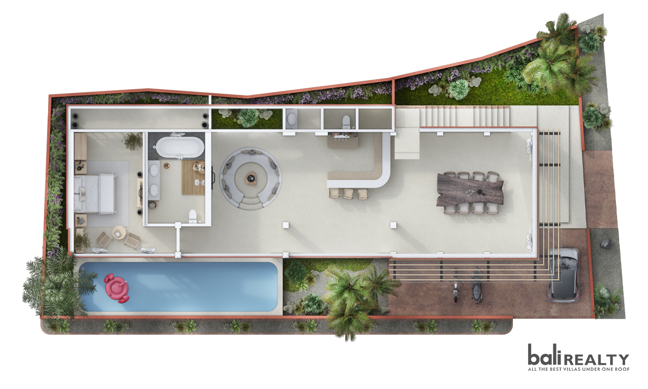 Unique Four-Bedroom Leasehold Villa with Mediterranean Touch Near Beaches in Cemagi — image 6