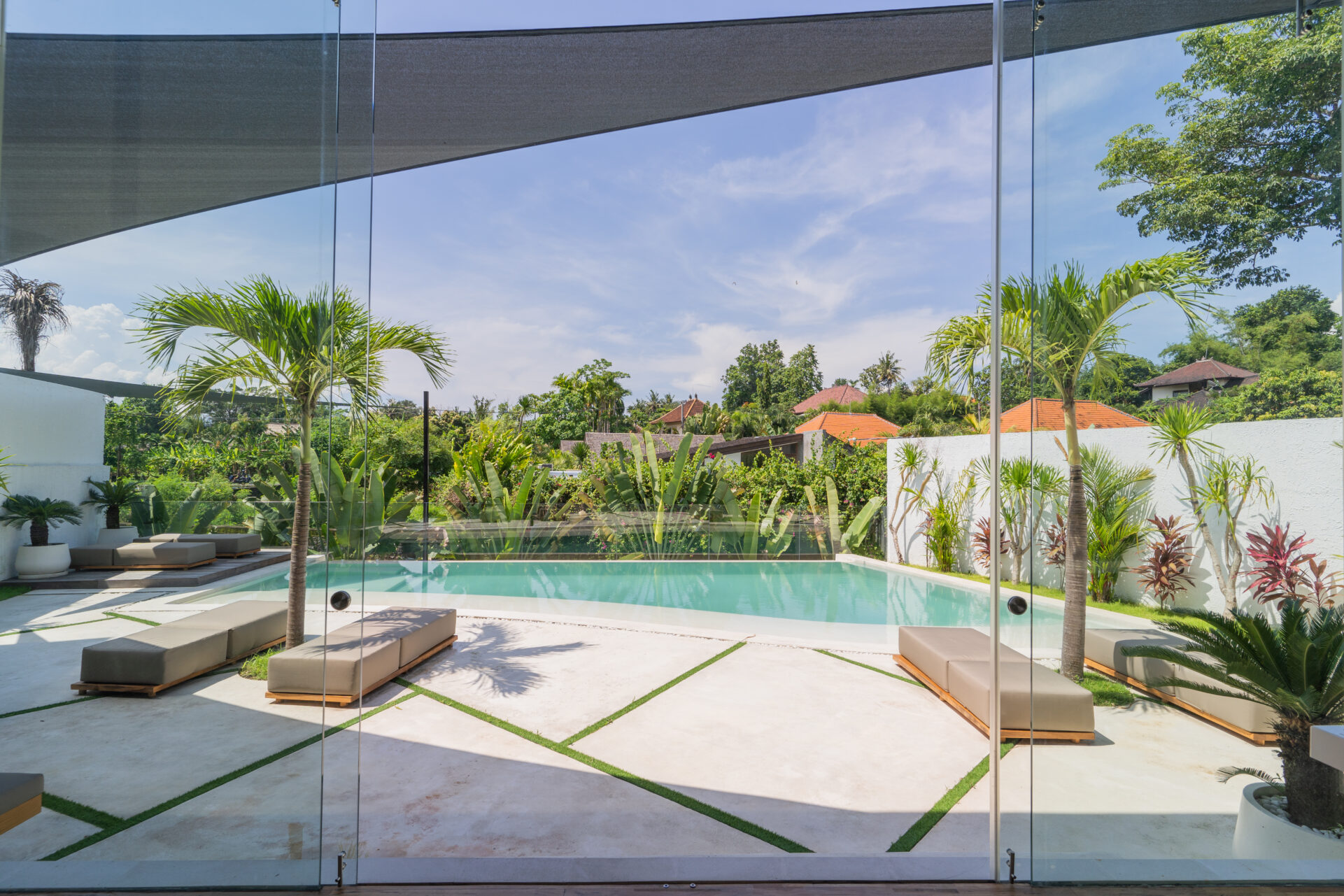 Modern Industrial 3-Bedroom Riverside Villa for Rent in Umalas — image 1