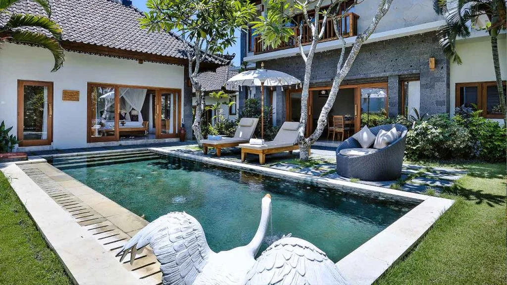 Relaxed Luxury – 3-Bedroom Private Pool Villa Near Bali’s Black Sand Beach