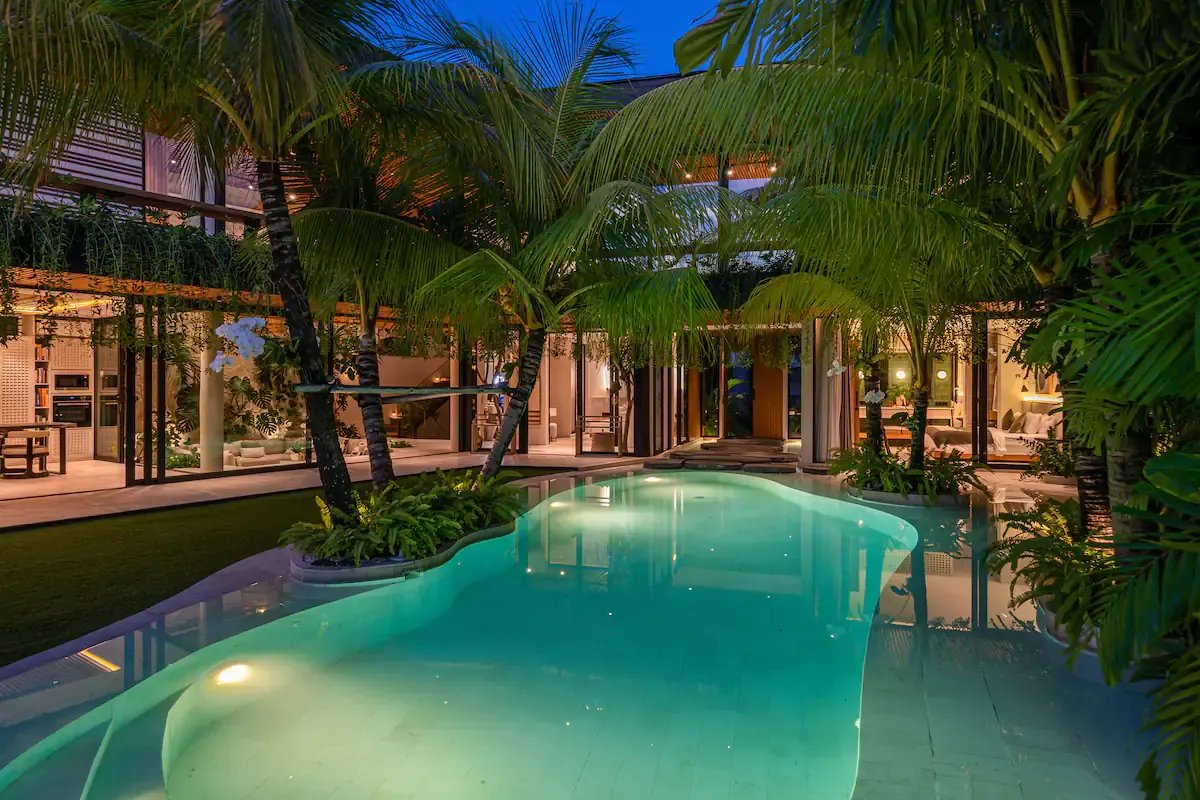 8 BR Tropical-Modern Cinema Estate Canggu — 8BR Estate Rental in Canggu — image 1