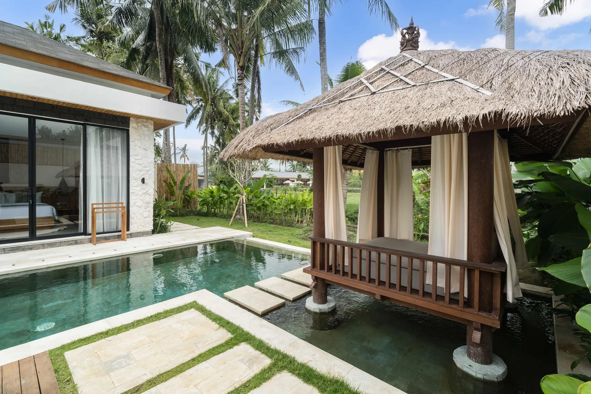 3 BR Rice-Field Pavilion Villa Ubud — 3BR Villa Rental in Ubud — image 2