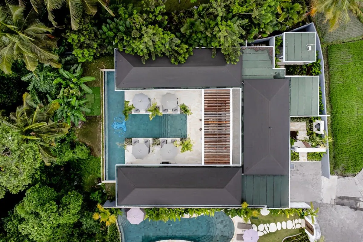 6 BR Courtyard Pool Villa Ubud — 6BR Villa Rental in Ubud — image 2