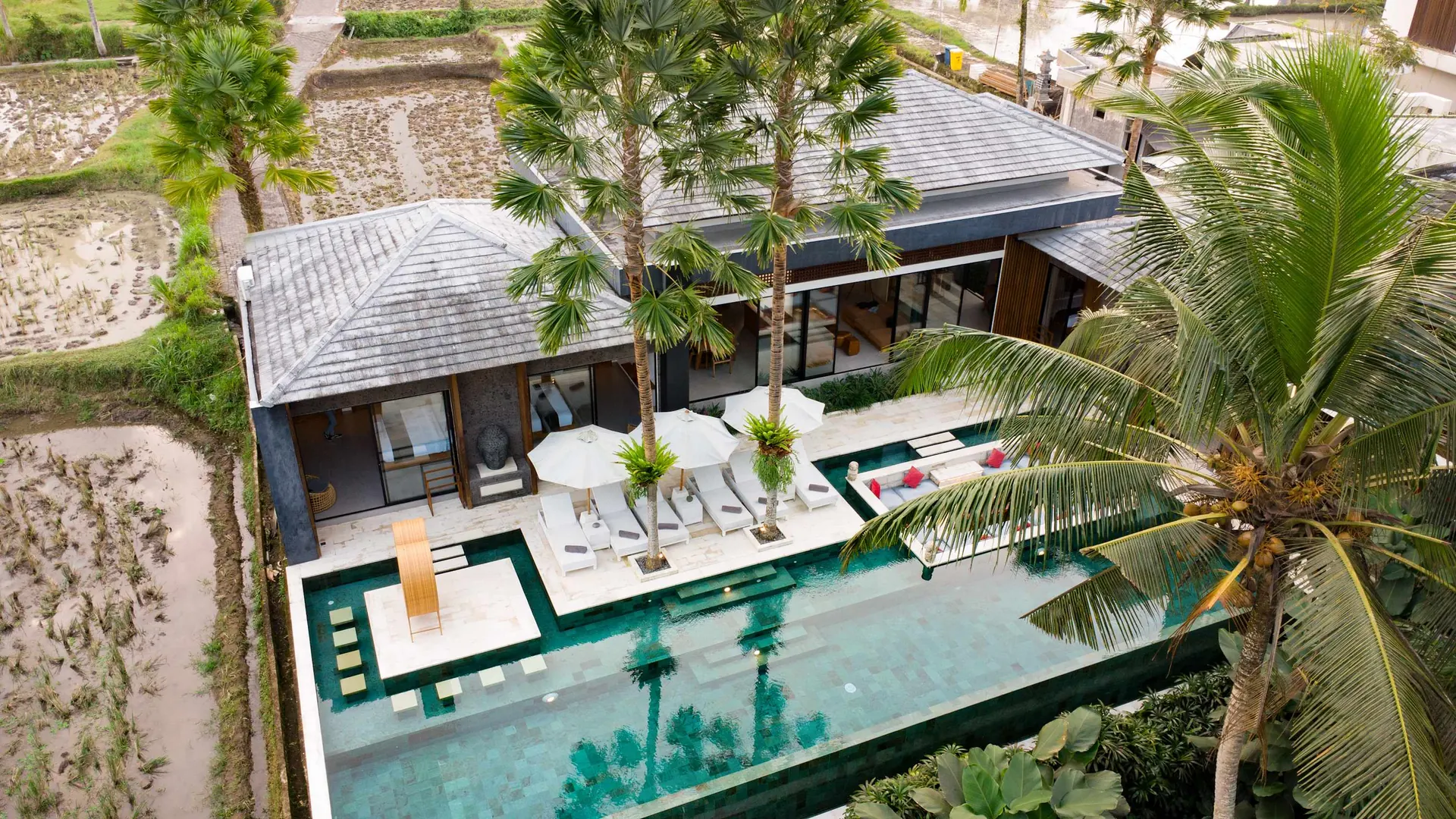 4 BR Designer Tropical-Modern Villa Ubud — 4BR Villa Rental in Ubud — image 2