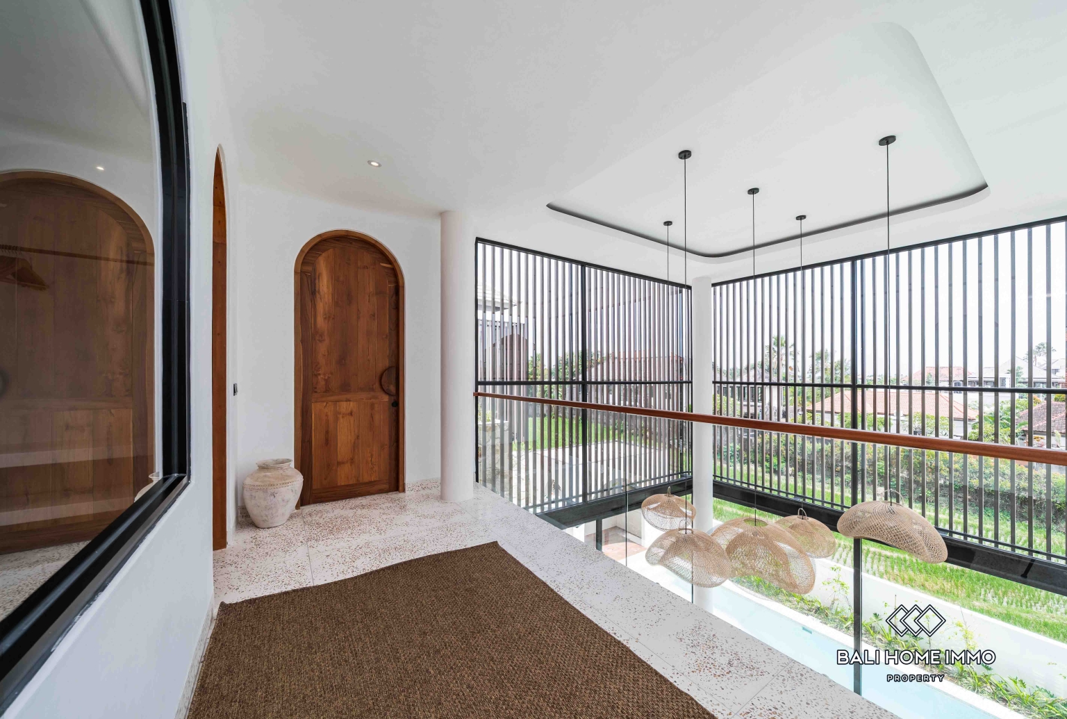 Brand new 3 Bedroom Villa with ricefield view for rent in Berawa — image 12