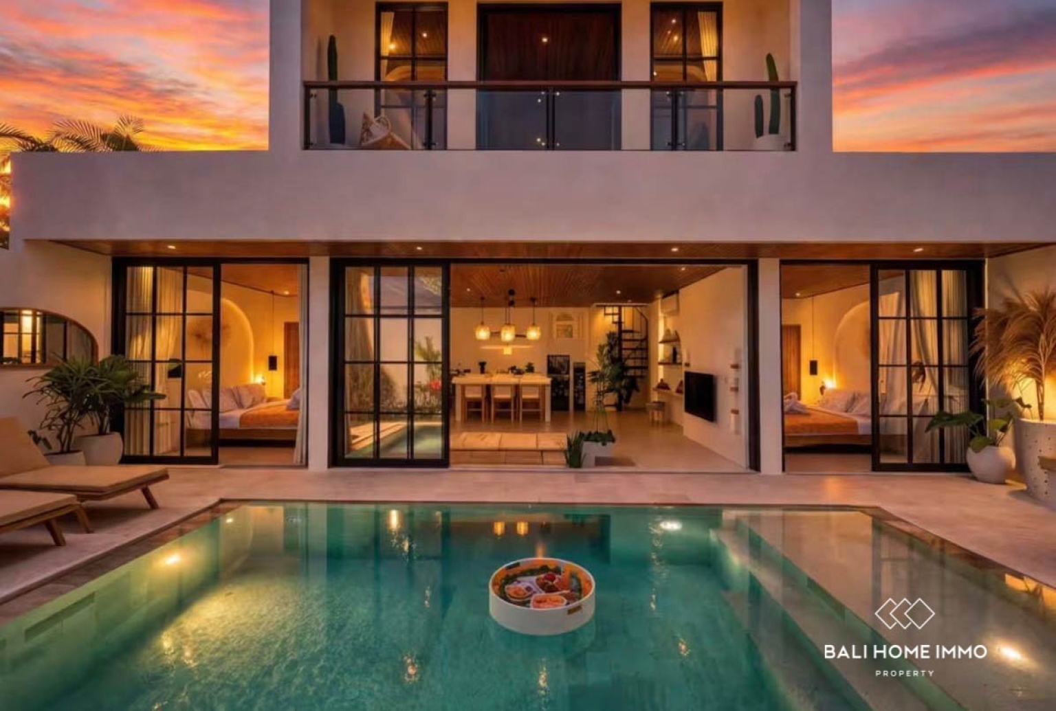 Brand New Tropical 3 Bedroom Villa For Rent in Pererenan