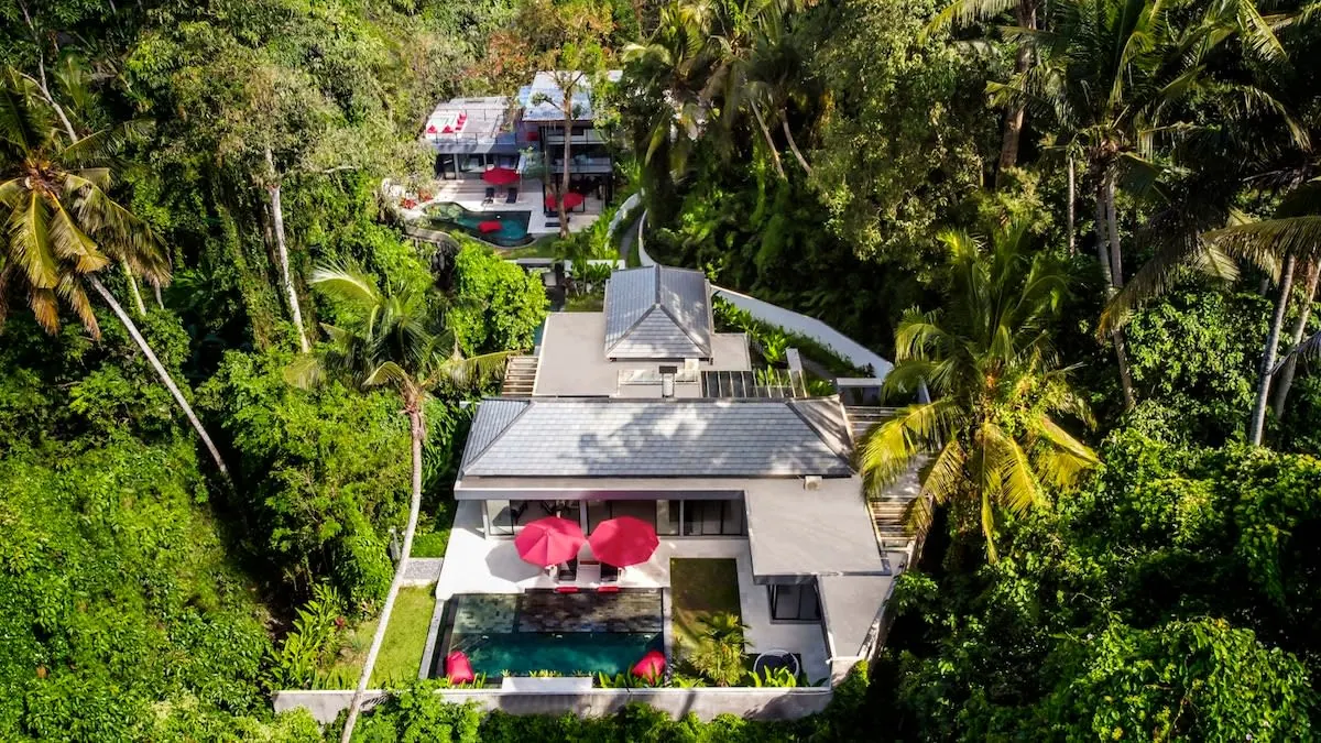 6 BR Jungle Industrial Retreat Ubud — 6BR Villa Rental in Ubud