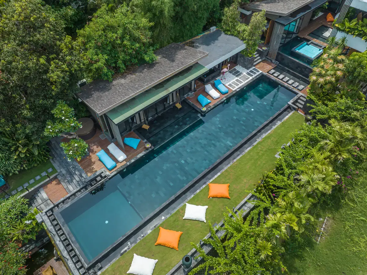 8 BR Wellness Walk-to-Beach Estate Canggu — 8BR Estate Rental in Pererenan