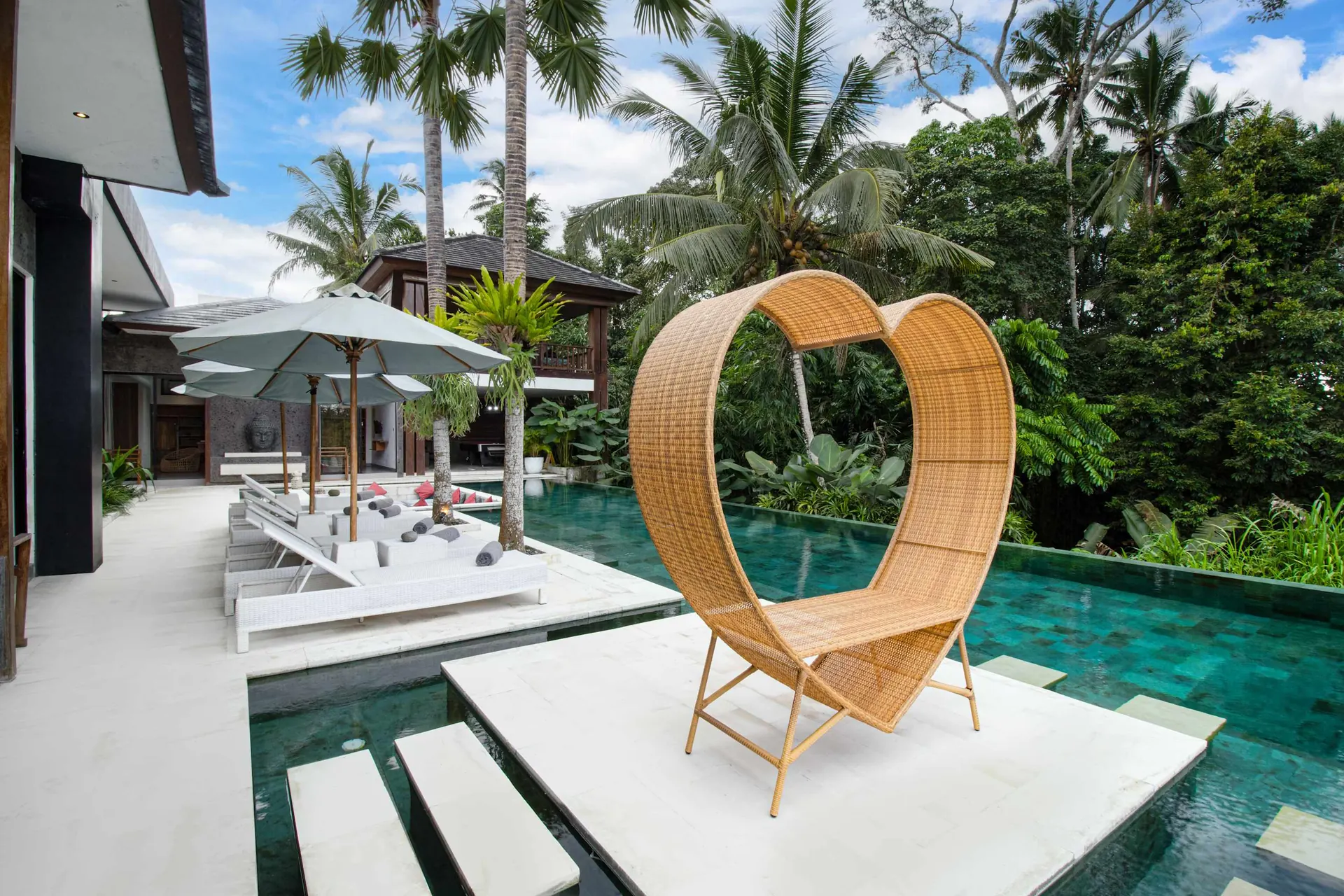 4 BR Designer Tropical-Modern Villa Ubud — 4BR Villa Rental in Ubud — image 6