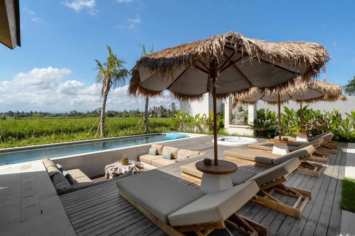 3 BR Rice-Field Tropical-Modern Villa Ubud — 3BR Villa Rental in Ubud