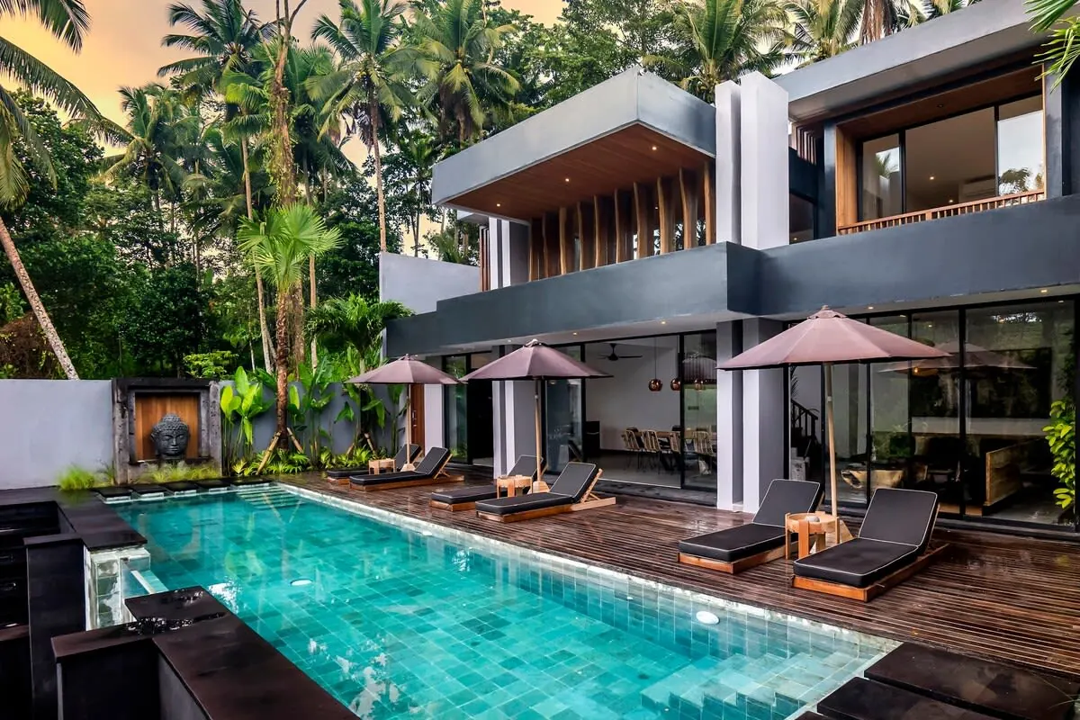 6 BR Jungle-View Tropical-Modern Villa Ubud — 6BR Villa Rental in Ubud — image 11