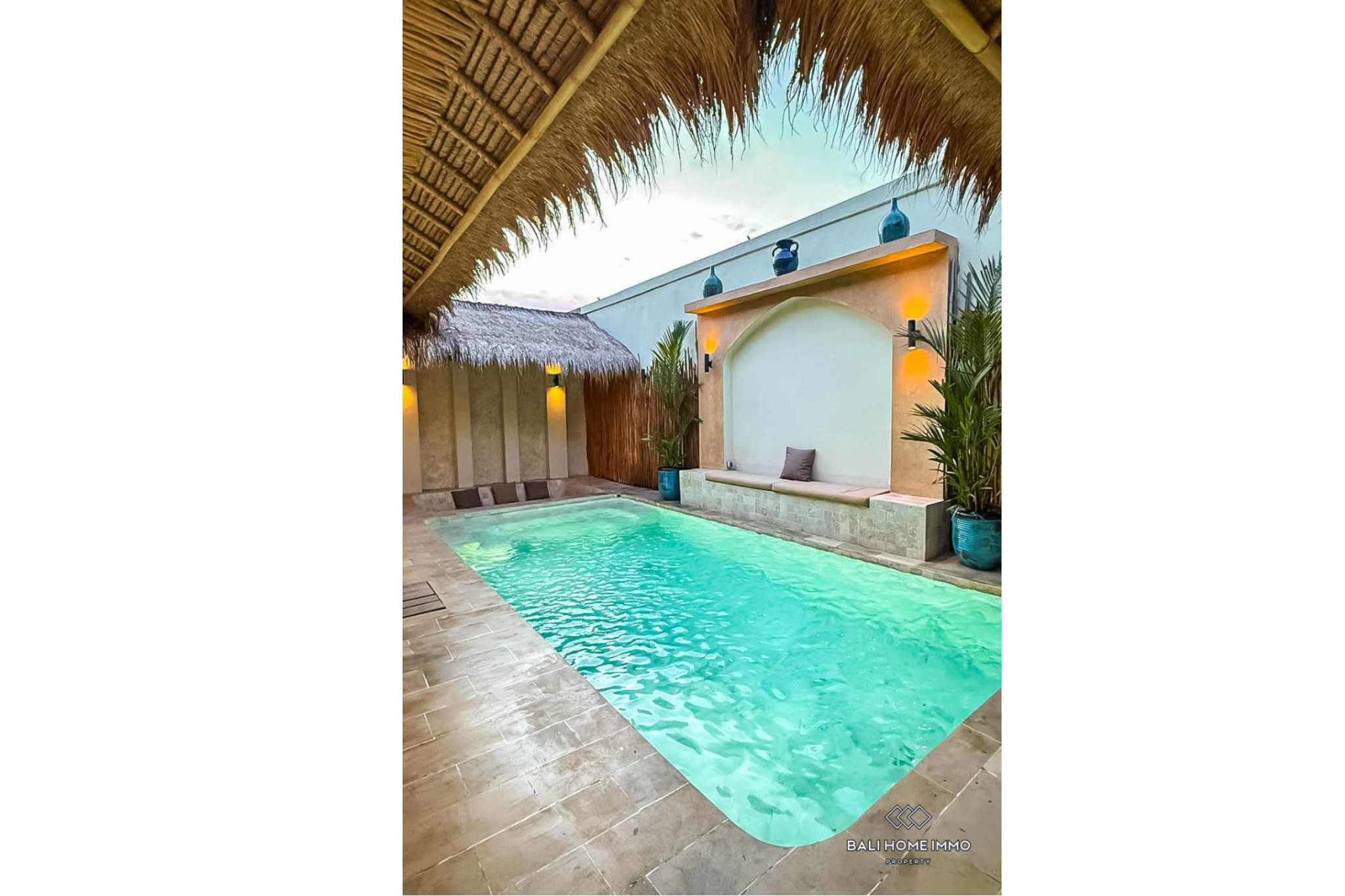 MEDITERRANEAN 3 BEDROOMS VILLA FOR MONTHLY RENTAL IN BALI - BALANGAN