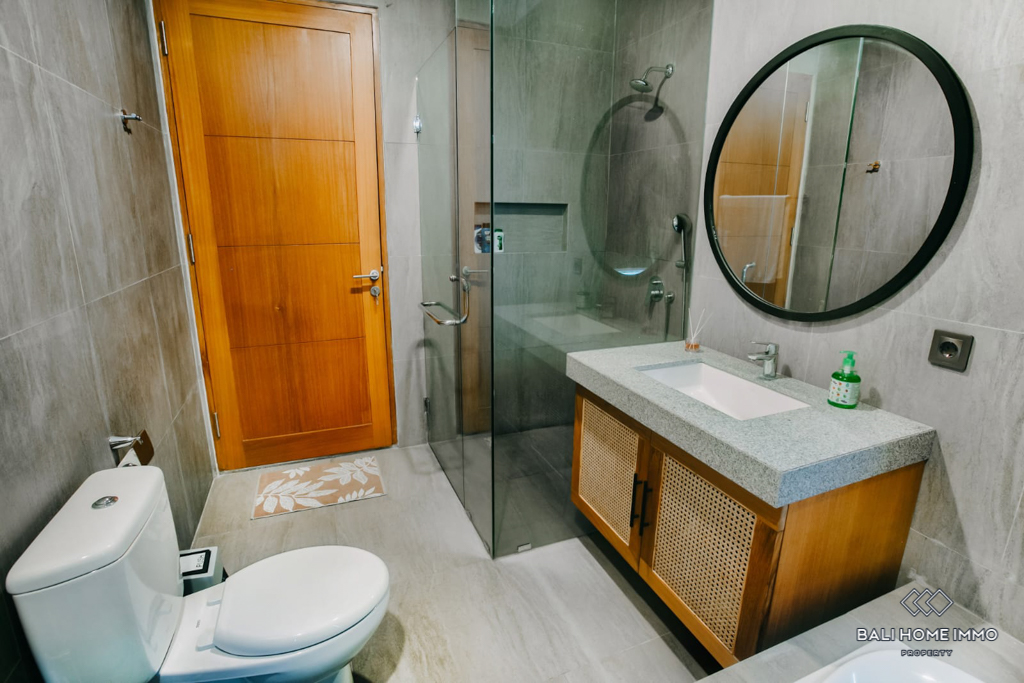 Newly Built Ricefield View 3 Bedroom Villa for Rent in Bali Pererenan — image 10
