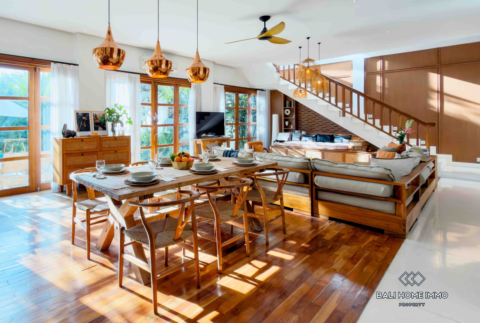 Ricefield View 3 Bedroom Villa for Rent in Bali Canggu Batu Bolong — image 4