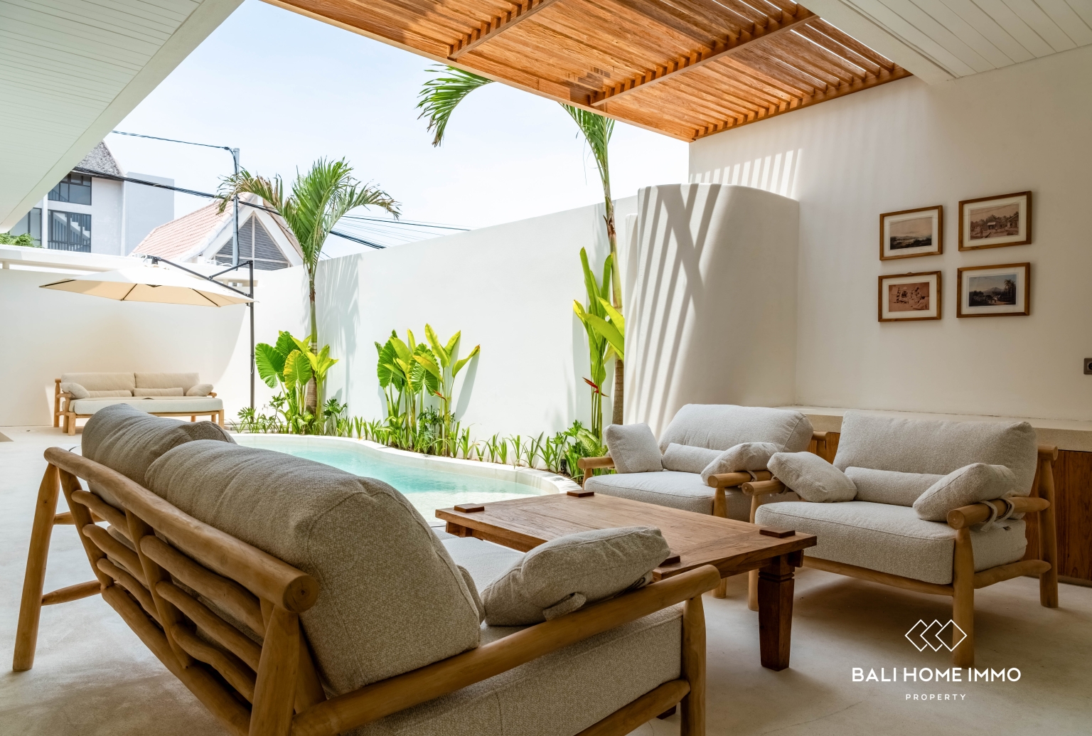 Tropical Family Style 3 Bedroom Villa For Rent In Umalas — image 2